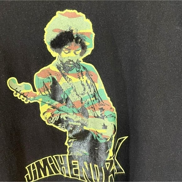 AL Style Apparel Jimi Hendrix Graphic Short Sleeve Crew Neck Pullover Tee Men XL - Picture 3 of 11